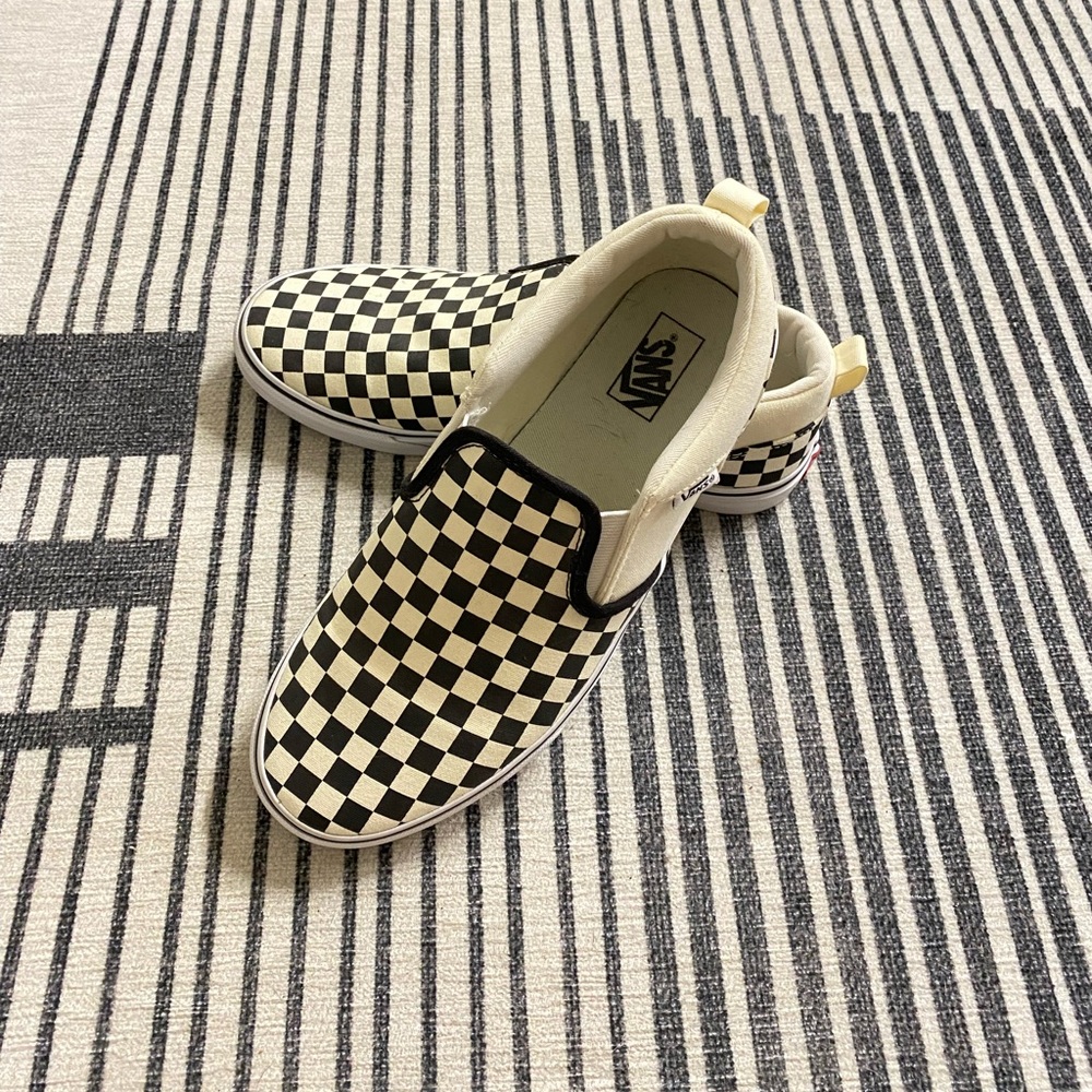 Asher Checkered Slip-On Vans